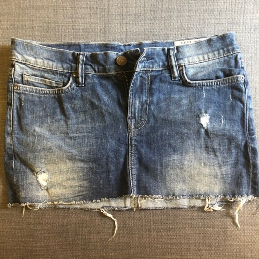 AllSaints denim mini skirt